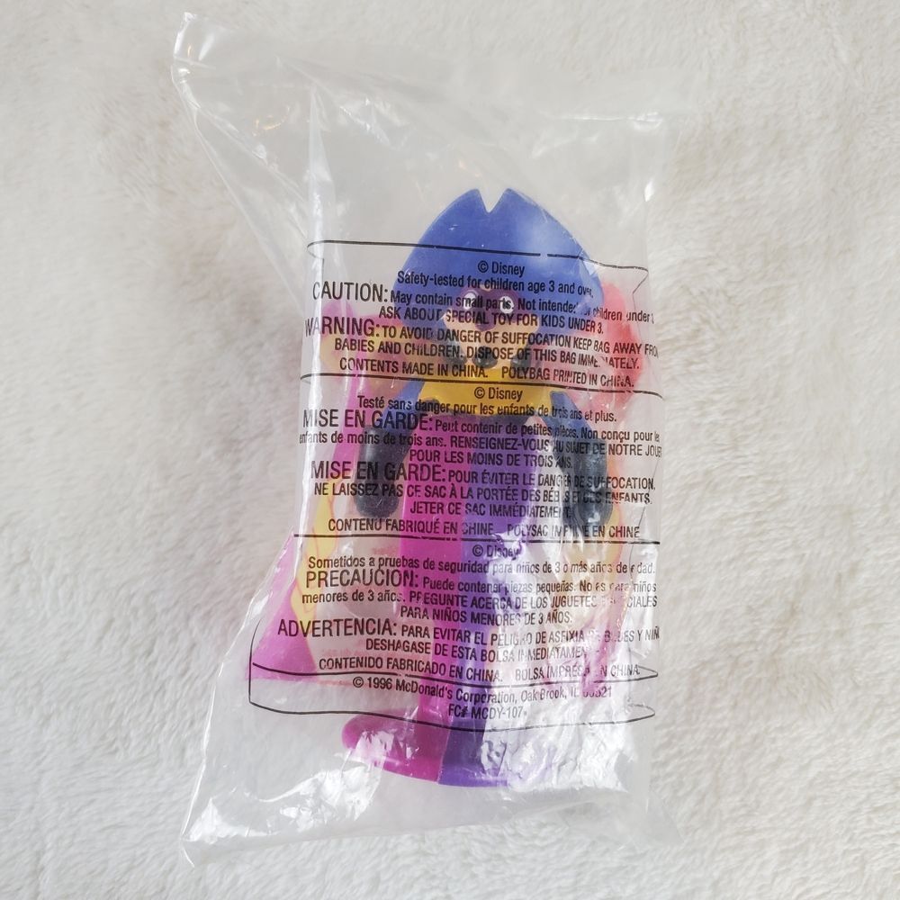 1996 McDonald's Happt Meal Toy Hunchback of Notre Dame Clopin Drum Toy